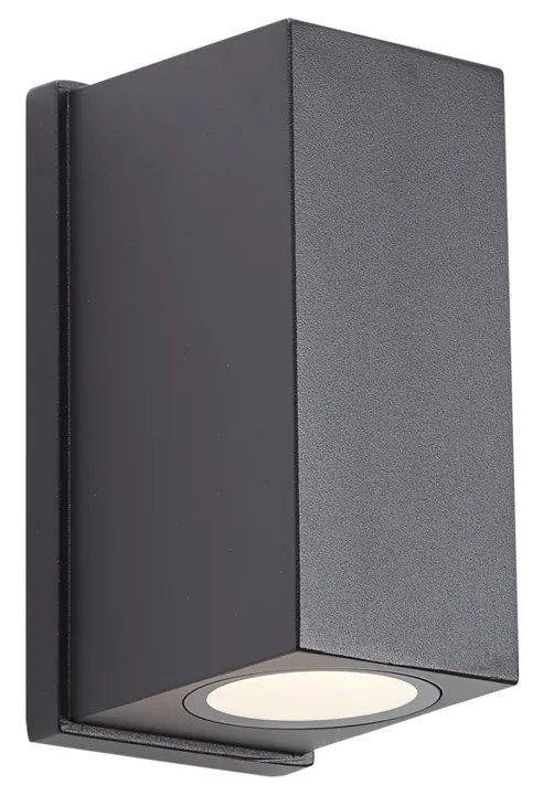 Nástenné svietidlo čierne magnetické vrátane LED nabíjateľné - Baleno