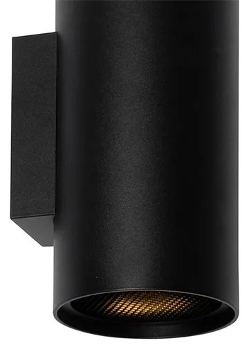 Dizajnové nástenné svietidlo čierne - Sab Honey
