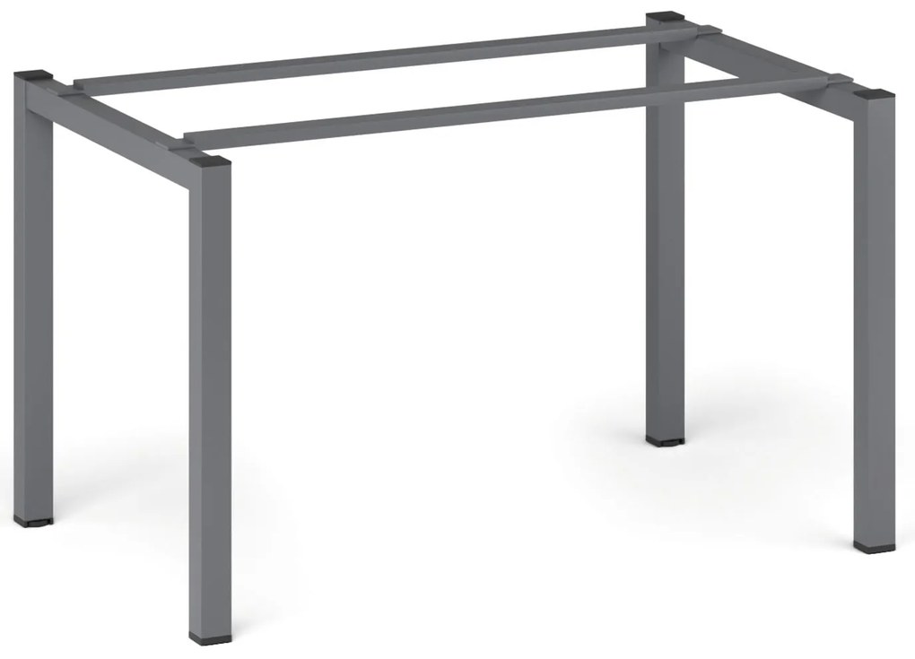 Stolová podnož SQUARE, 1200 x 600 x 725 mm, čierna