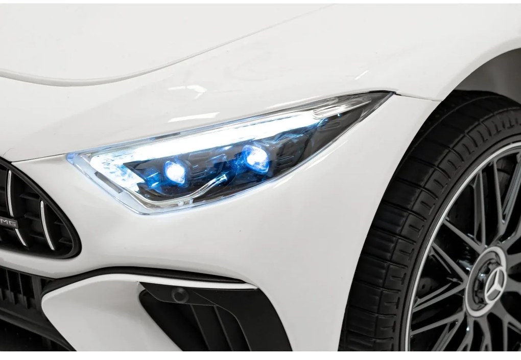 Elektrické autíčko Mercedes Benz AMG SL63 - biele