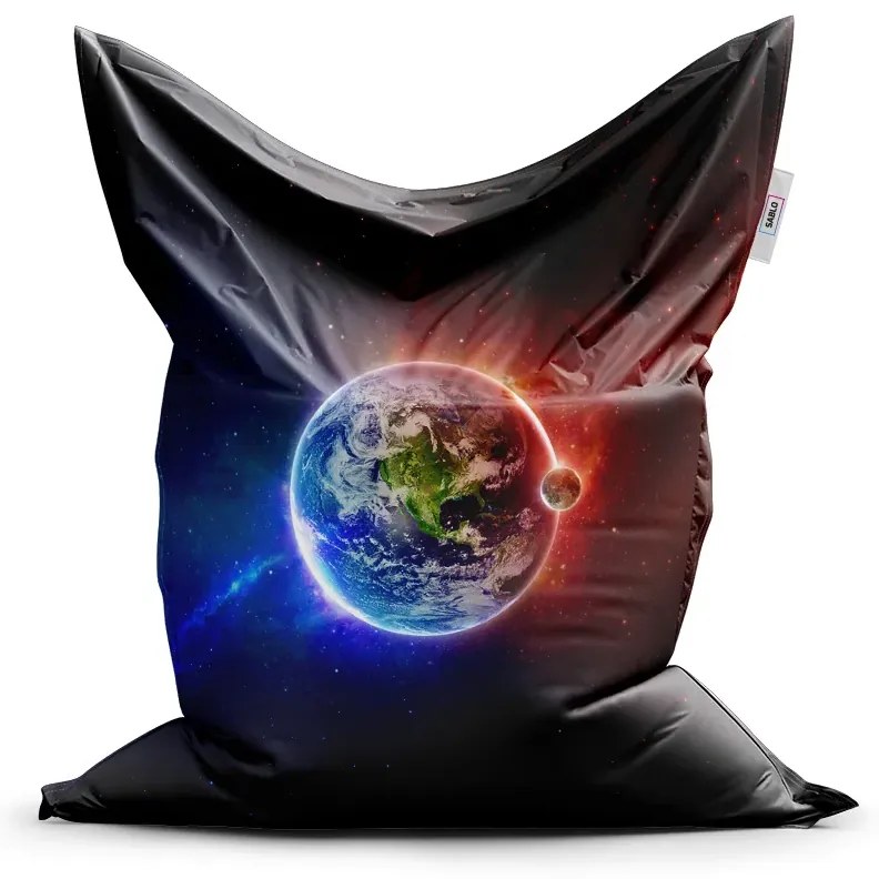 Sablio Sedací vak Planéta Zem - 150x100 cm