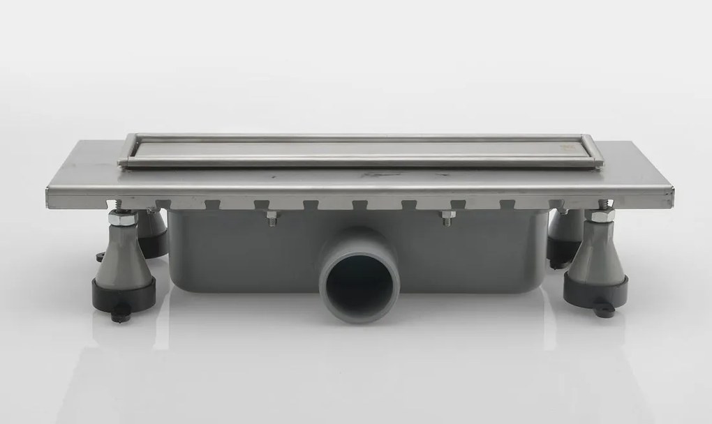 Omp Tea Omp Tea, ESSEFLOW nerezový sprchový kanálik s roštom 380x136x80 mm, 6963.101.8
