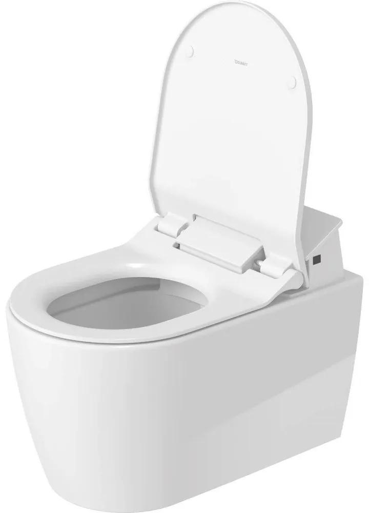 DURAVIT ME by Starck závesné WC Rimless pre SensoWash, s hlbokým splachovaním 370 x 570 mm, biela, 2529590000