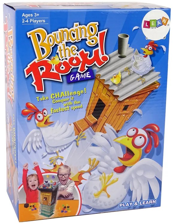 LEAN TOYS Arkádová hra - Explodujúci kurník