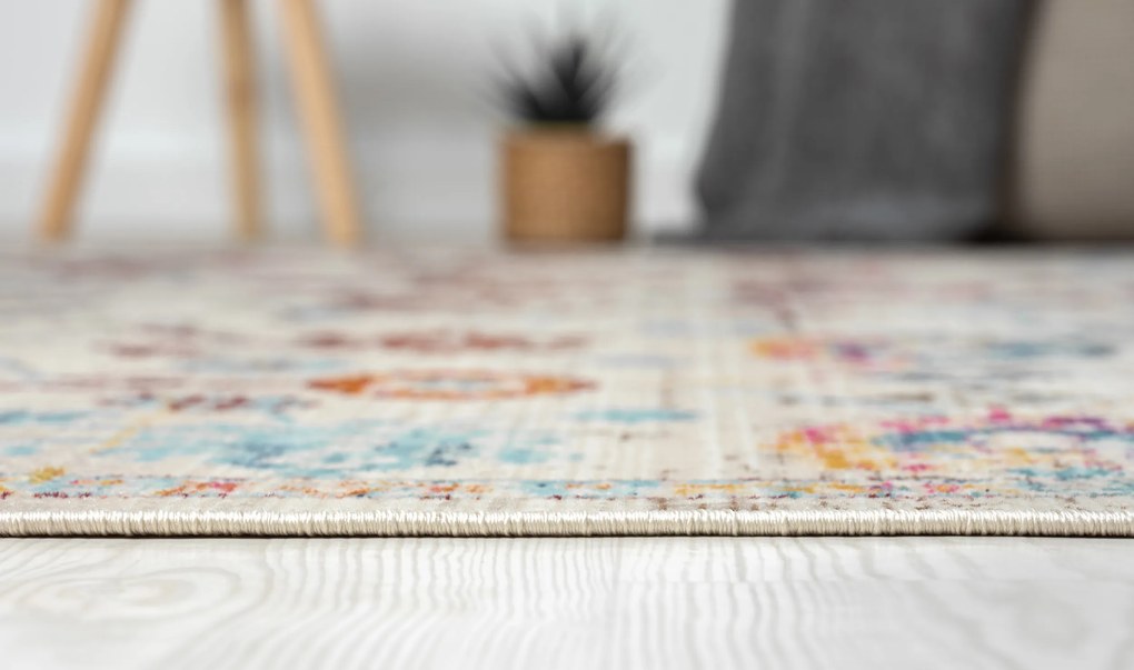 My Flair, Kusový koberec Aurora 4 creme, 100x160, viacfarebná, chodba / predsieň