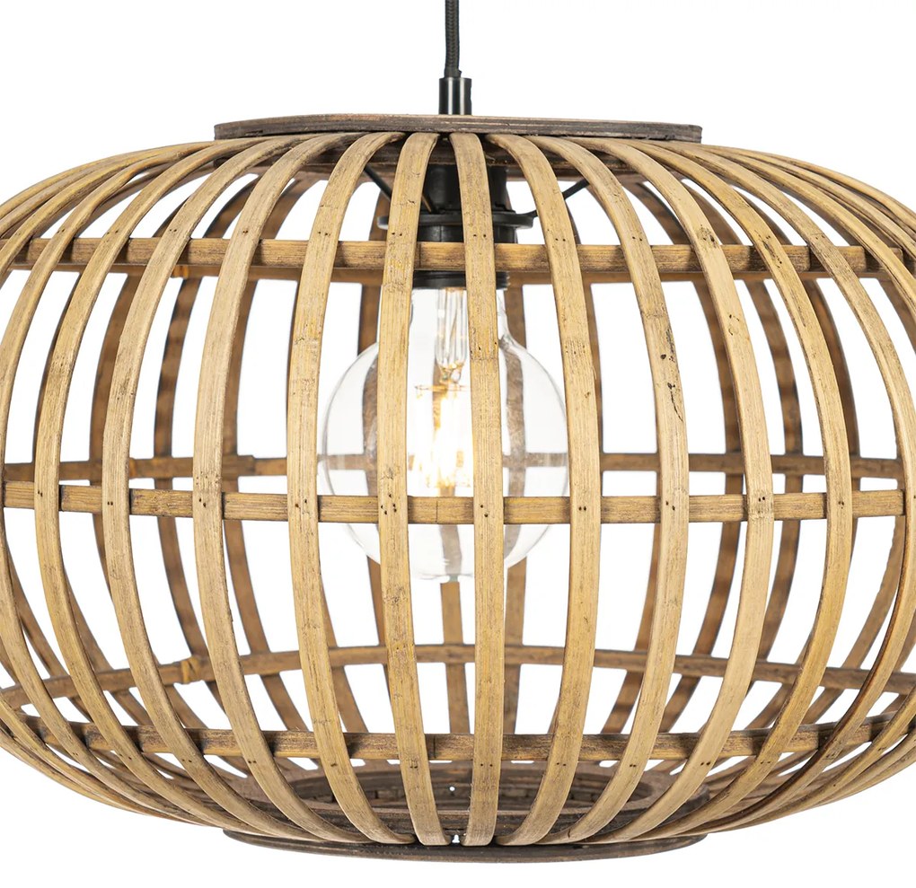 Orientálne závesné svietidlo bambus 44 cm - Amira