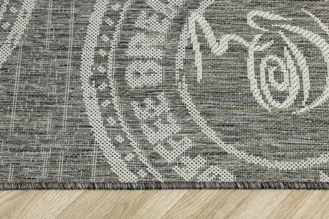 Koberec / Behúň FLEX 1907/P91 hnedý / sivý