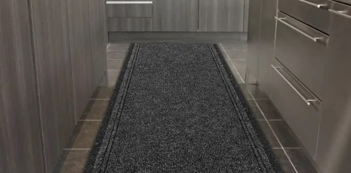 Koberce Breno Behúň MALAGA 2082, šíře role 100 cm, čierna