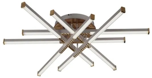 LED Stmievateľný prisadený luster LED/90W/230V 3000-6500K + diaľkové ovládanie