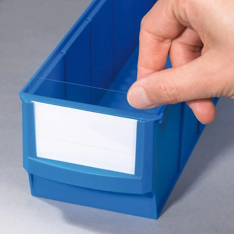 Allit Štítky pre popis plastových boxov ShelfBox, šírka 150 mm, 20 ks