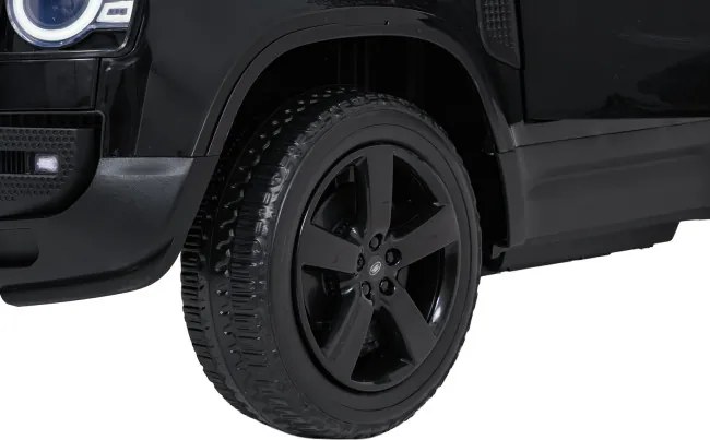 Elektrické autíčko Land Rover Defender čierne
