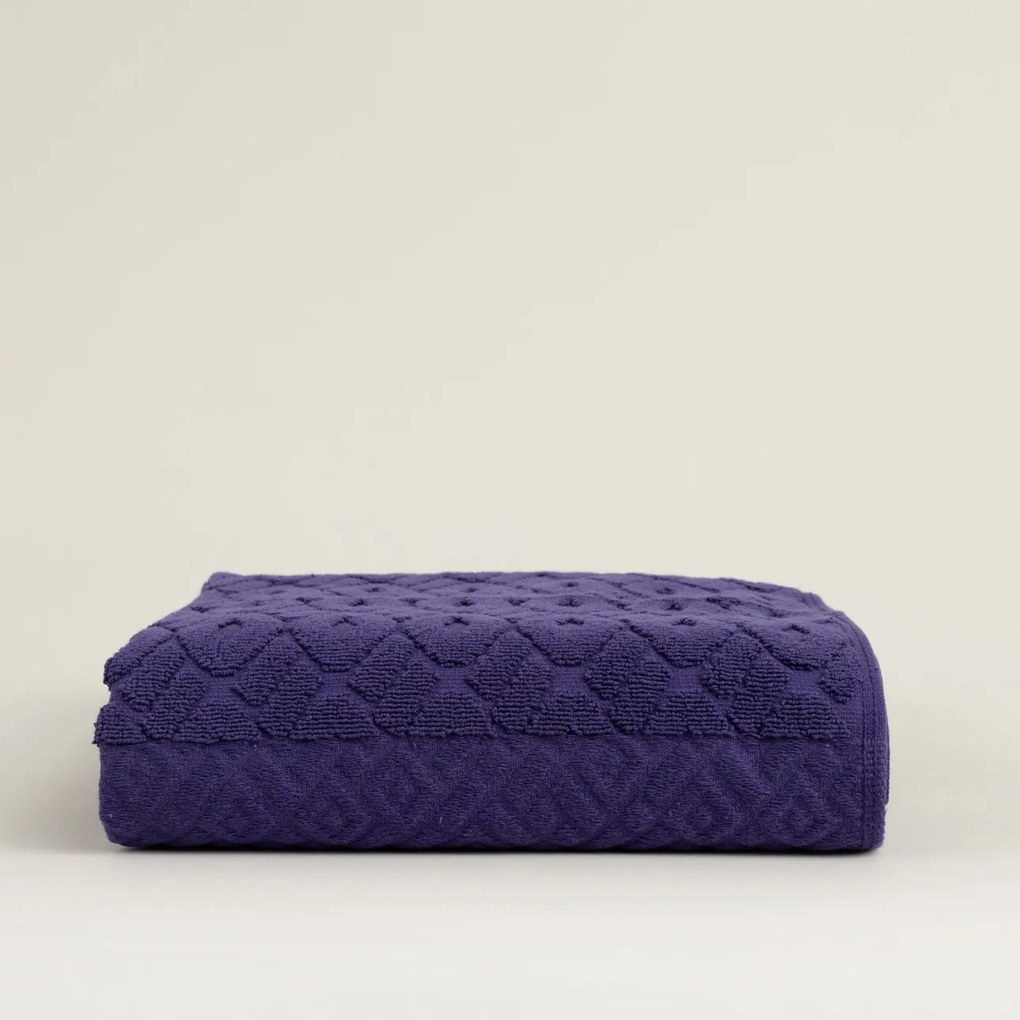 Uterák Lattice 50x90 cm deep violet