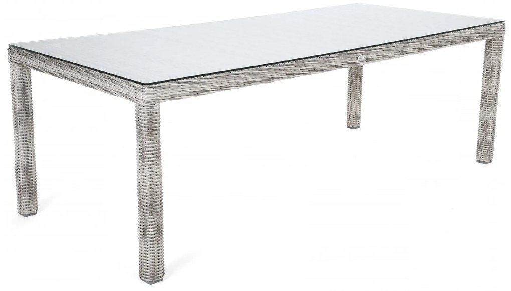 Záhradný jedálenský stôl KINGSTON 230 svetlo-sivý