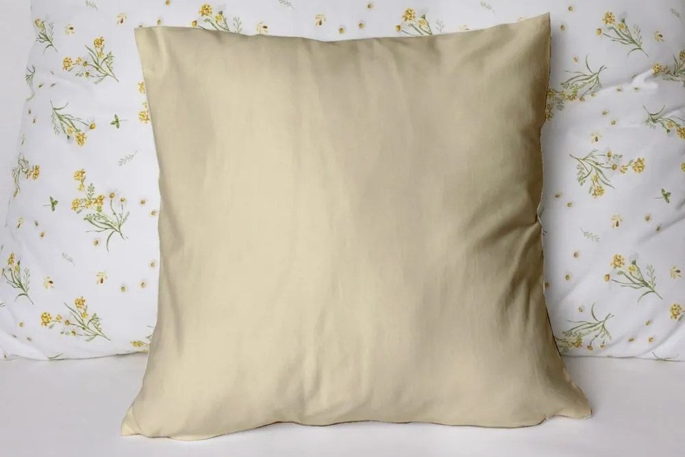 Polášek Jednofarebná obliečka na vankúš Jersey - Svetlá fialová | 50 x 50 cm