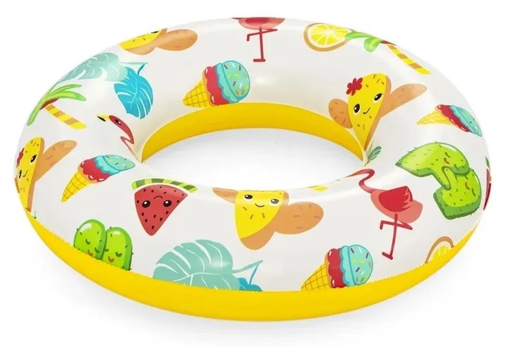 Bestway Nafukovací SET - bazén 122 cm, plávací kruh 46 cm, lopta 27 cm