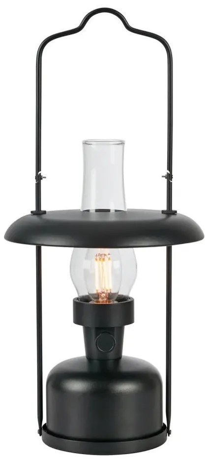 Markslöjd 108893-LED Stmievateľná nabíjacia lampa FANOS LED/2,5W/3,7V 4000 mAh IP44 čierna