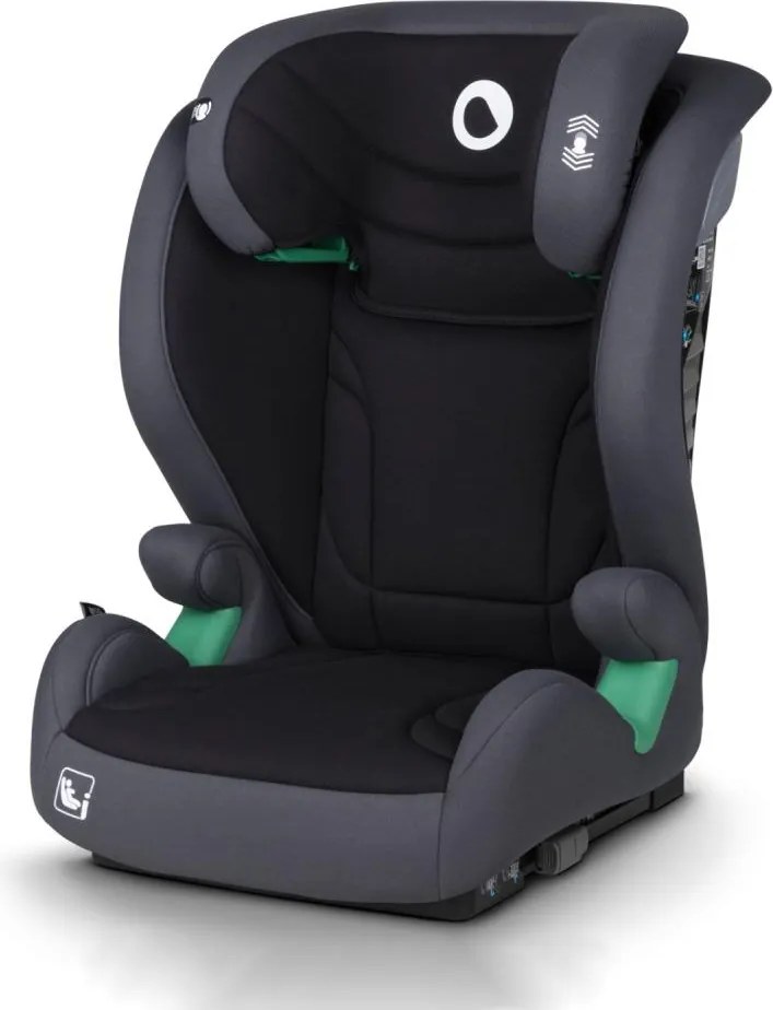 Lionelo - Detská autosedačka IGO i-Size 100-150 cm Grafitovo-sivá