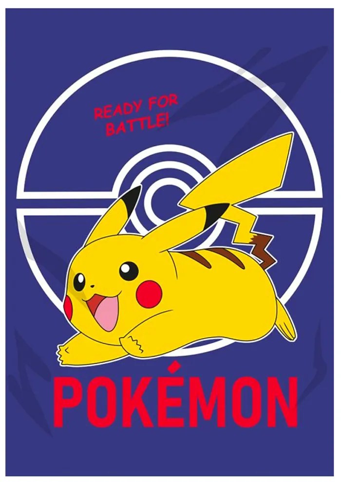 Detská deka fleece POKEMON 100x140cm