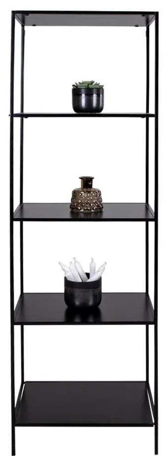 Čierna knižnica House Nordic Vita Shelf, 51 x 170 m