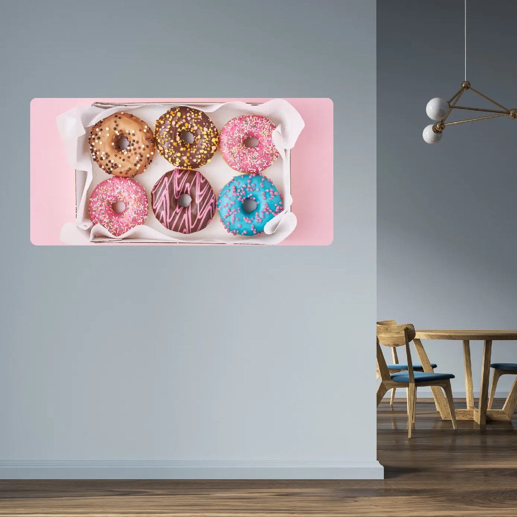 PIPPER. Donuts 2 - textilná nálepka na stenu