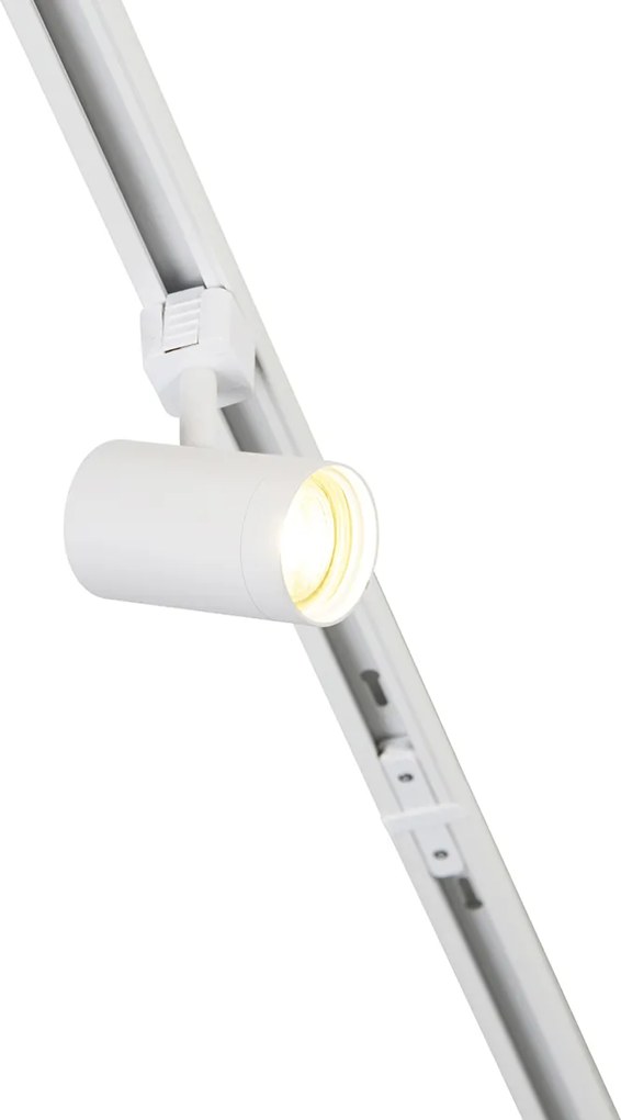 Moderný 1-fázový koľajnicový systém biely s 15 bodovými svetlami - Jeana