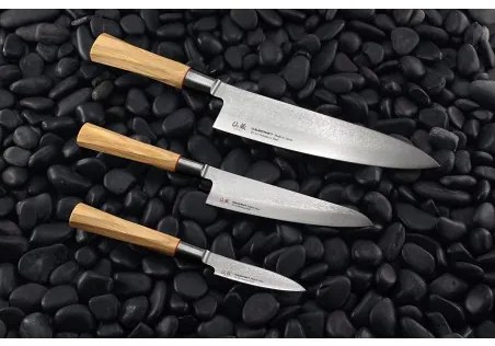 nůž Gyuto / Chef 200 mm Suncraft Senzo Twisted Octagon Damascus