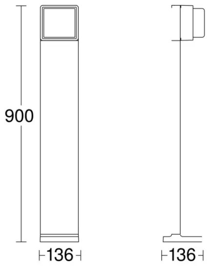 Steinel-LED Stmievateľná vonkajšia lampa so senzorom GL 85 SC 900 LED/9W/230V IP44