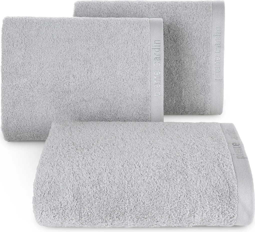 BAVLNENÝ UTERÁK PIERRE CARDIN EVI 50X90 CM STRIEBORNÁ