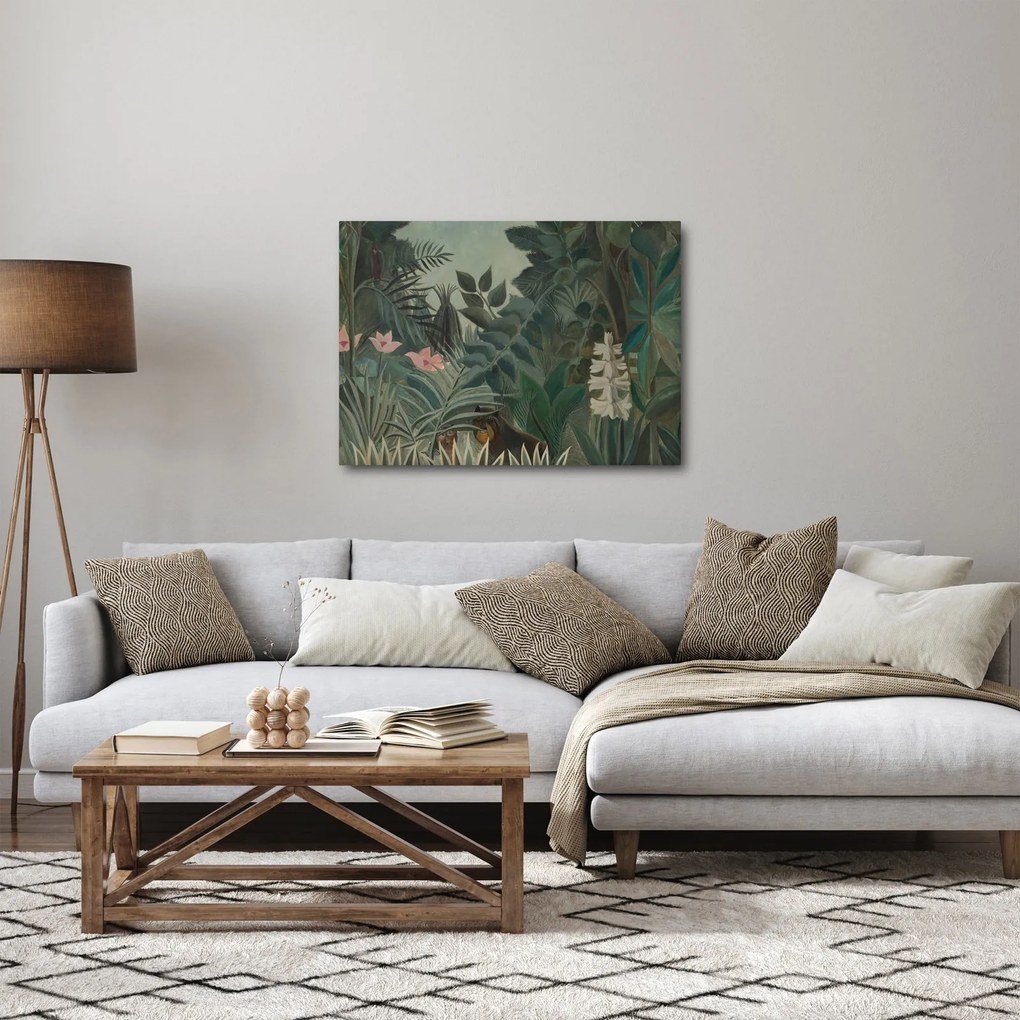 Obraz - Henri Rousseau, The Equatorial Jungle, reprodukcia (70x50 cm)