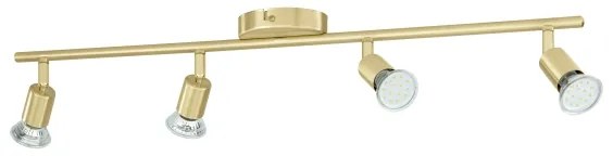 Eglo 33187 - LED Bodové svietidlo BUZZ-LED 4xGU10/2,8W/230V 3000K zlatá