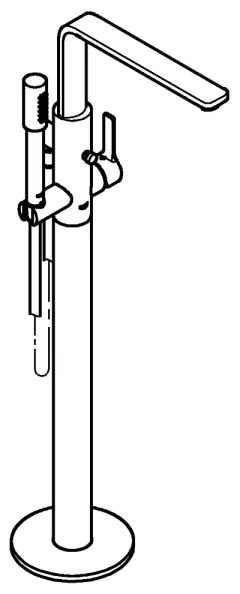 GROHE 23792001 - Vaňová batéria LINEARE 271 mm, lesklý chróm