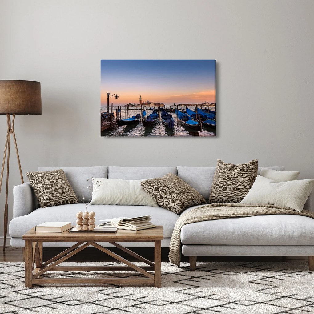 Obraz - talianska gondola (90x60 cm)