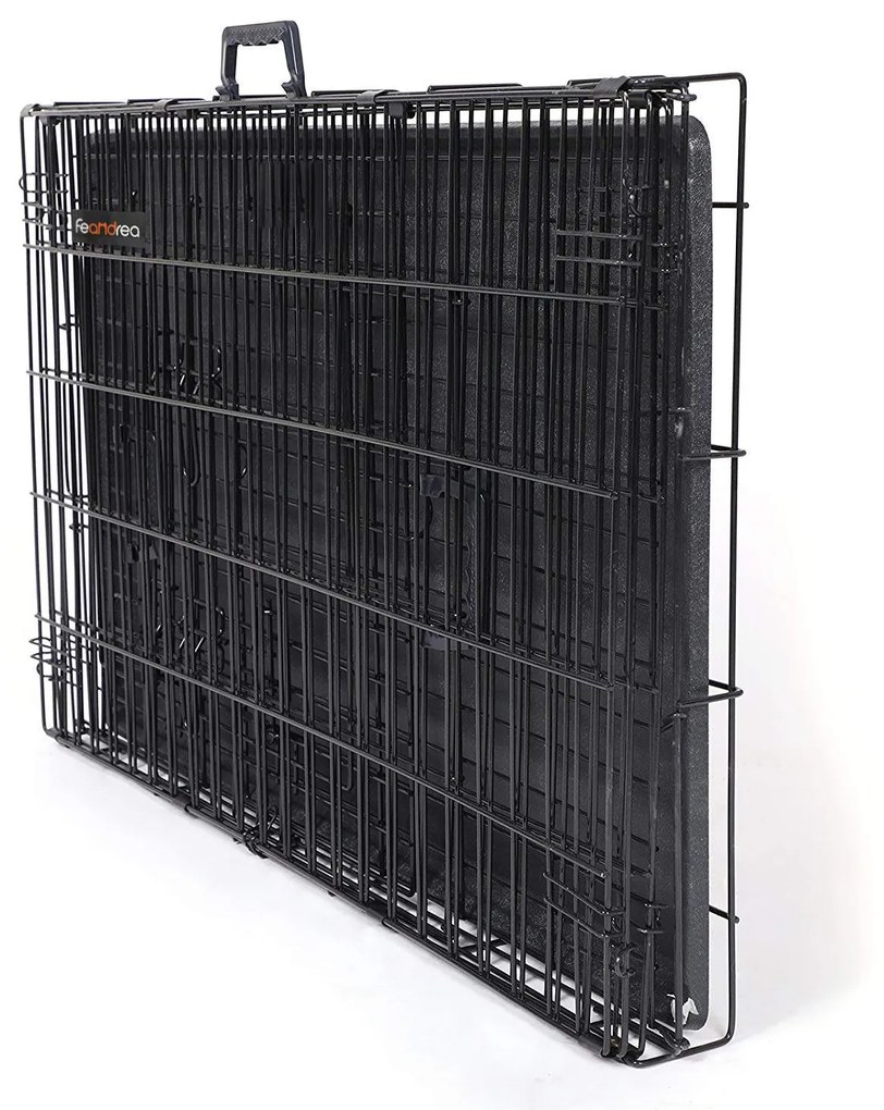 Prepravná klietka pre zvieratá Levino XXL 122 cm čierna