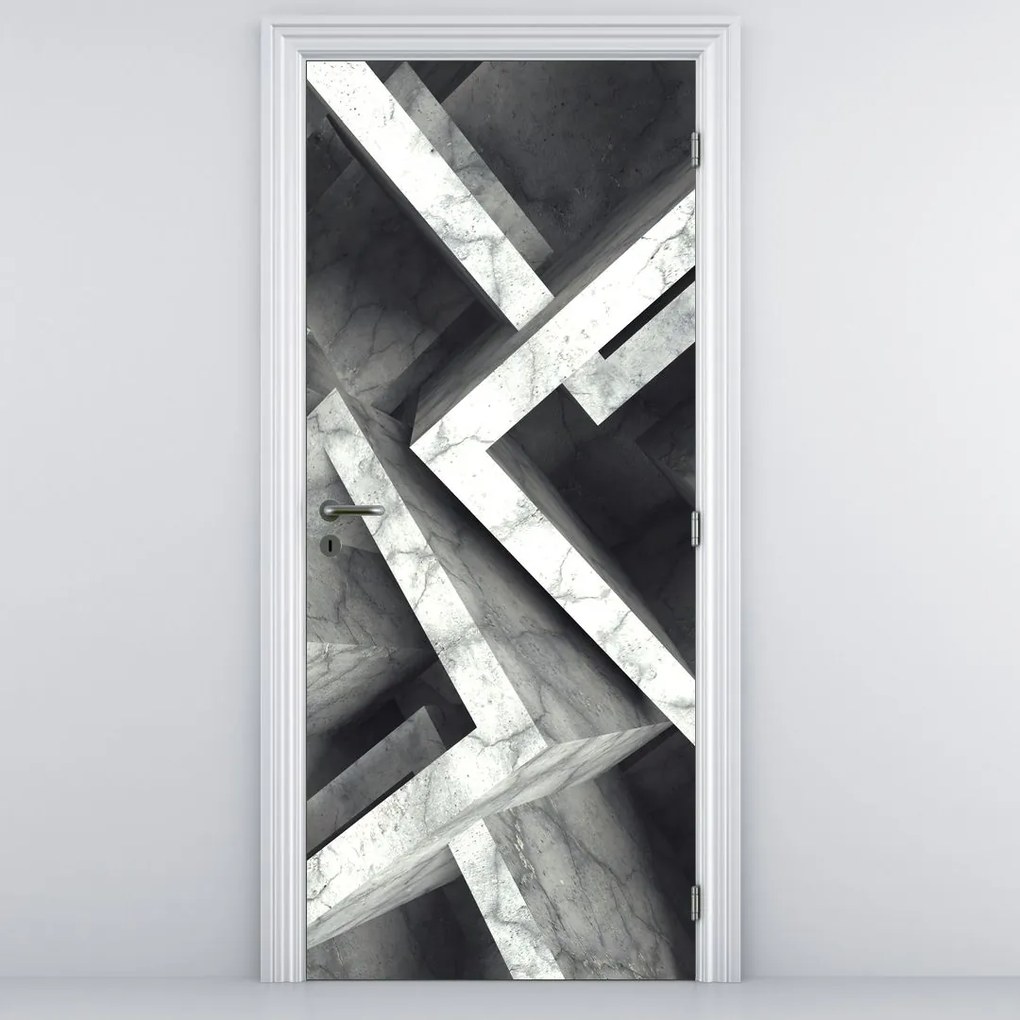 Fototapeta na dvere - Abstrakcia kocky (95x205cm)