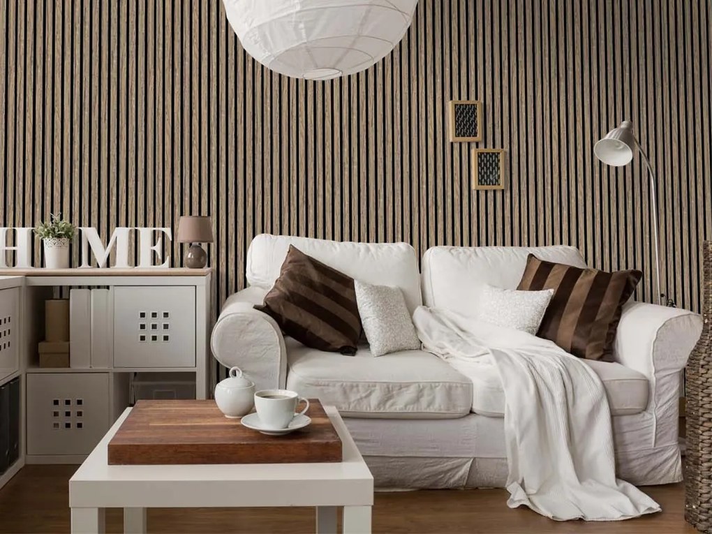 Akustický panel LEGI Home 60 x 270 cm, hnedý