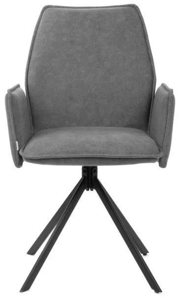 Otočná stolička LUGRO sivá 871707