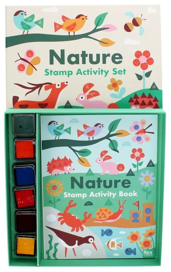Kreatívna súprava Stamp Activity Set Nature – Rex London