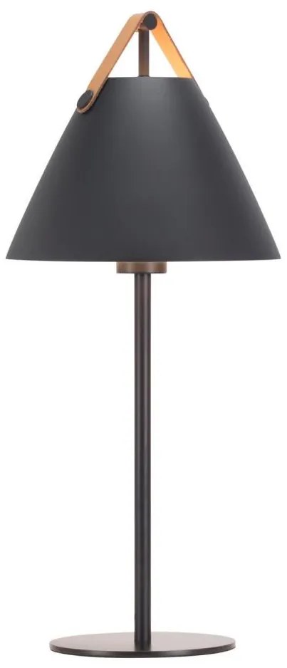 DFTP by Nordlux - Stolná lampa STRAP 1xE27/40W/230V čierna