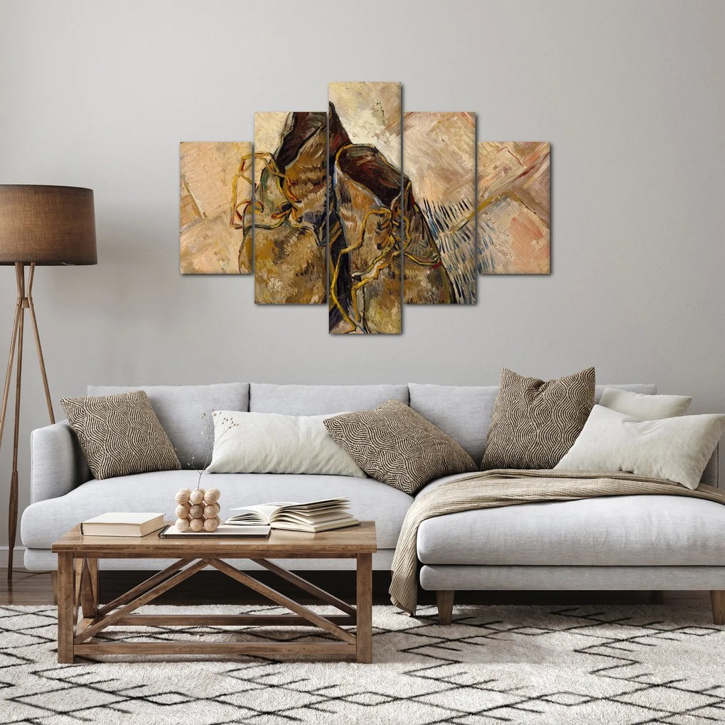 Obraz - Vincent van Gogh, Shoes, reprodukcia (150x105 cm)