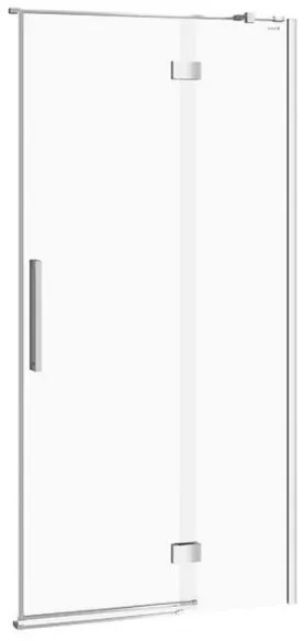 Cersanit Crea, krídlové dvere do otvoru 100X200 cm (pravé), 8mm číre sklo, chrómový profil, S159-002
