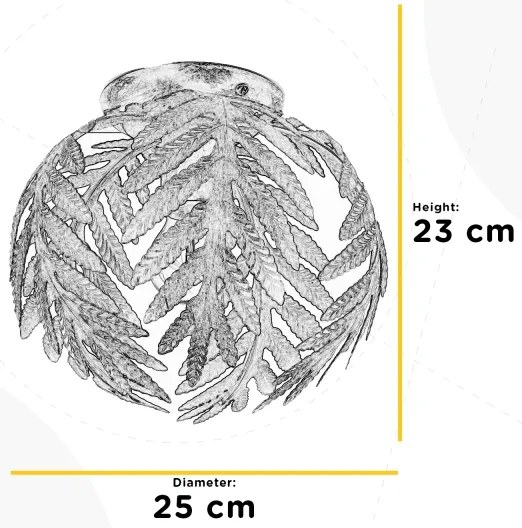 ONLI - Stropné svietidlo FELCE 1xE27/22W/230V krémová