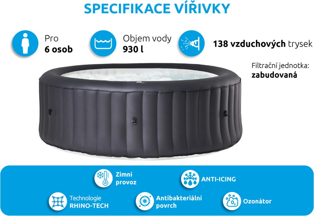 Mspa | Vírivý bazén MSPA Rimba U-RB061 | 11400252