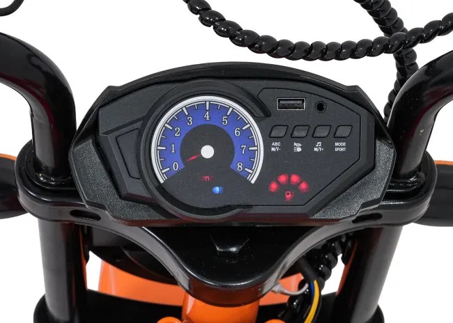 Elektrická motorka SUPERMOTO oranžová
