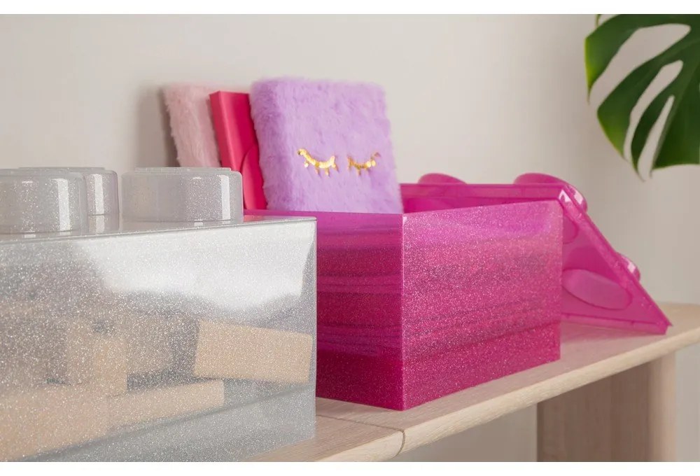 Plastový detský úložný box 25x25x18 cm – LEGO®