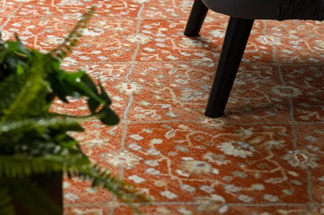 Koberec SOHO 477.27.LA300 OSTA geometrický naturálny terakotový / béžový