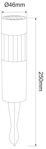 Globo 33253-4 - SADA 4x LED Solárna lampa LED/0,06W/3,2V IP44
