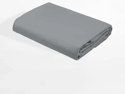 Saténové prestieradlo s gumičkou sivé PURE 140x200 cm