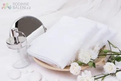 XPOSE ® Froté ručník VERONA - bílá 50x90 cm