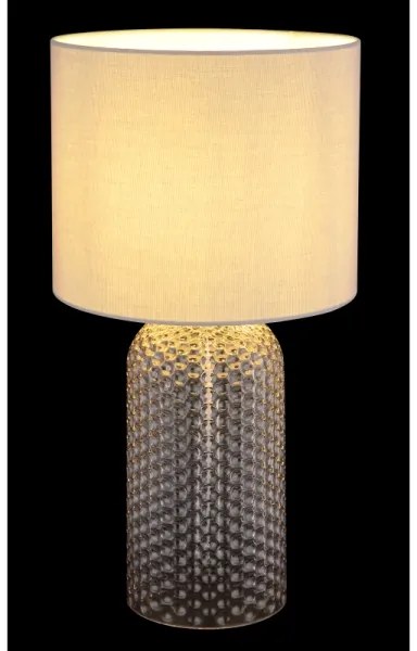 Globo 21735G - Stolná lampa SOFIA 1xE27/60W/230V šedá