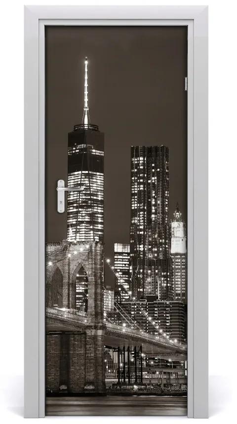 Fototapeta samolepiace dvere Manhattan New York 75x205cm